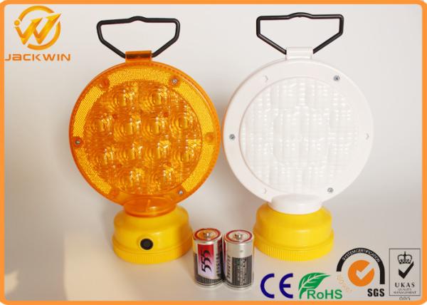 Single Lens 12 LED Traffic Warning Lights for Traffic Control & Work Zone
