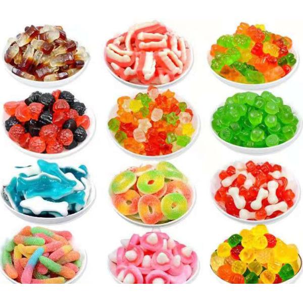 PLC Jelly Gummy Candy Sweets Candies Depositor Making Machine 6.5 KW