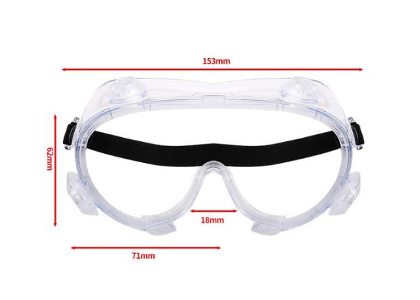 Fully Assembled Isolation 2 Layer Medical Safety Goggles