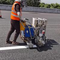 Dois componentes raspagem linha de estrada rua de stripping máquina de marcação pintura fria