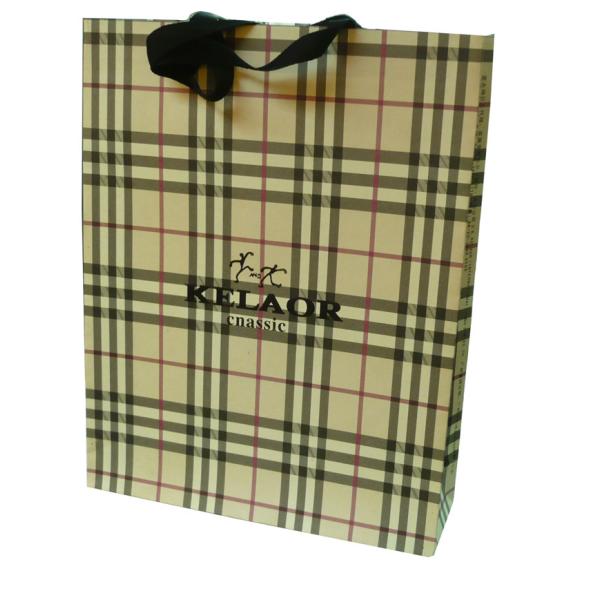 Kelaor 250g Matt Lamination Paper Shopping Bag, Personalised Carrier Bags