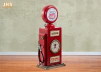 Le stockage rouge de multimédia étirent la couleur rouge de Cabinet d'horloge de table en bois décorative en bois