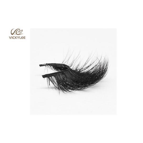 Plastic Cotton Stalk Black 18MM Natural False Eyelashes