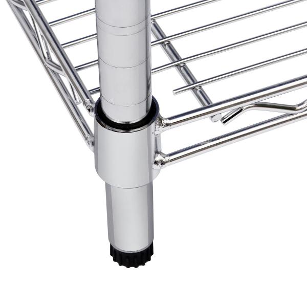 Custom 5 Tier Metal Wire Display Racks Heavy Duty  Retail Wire Display Racks