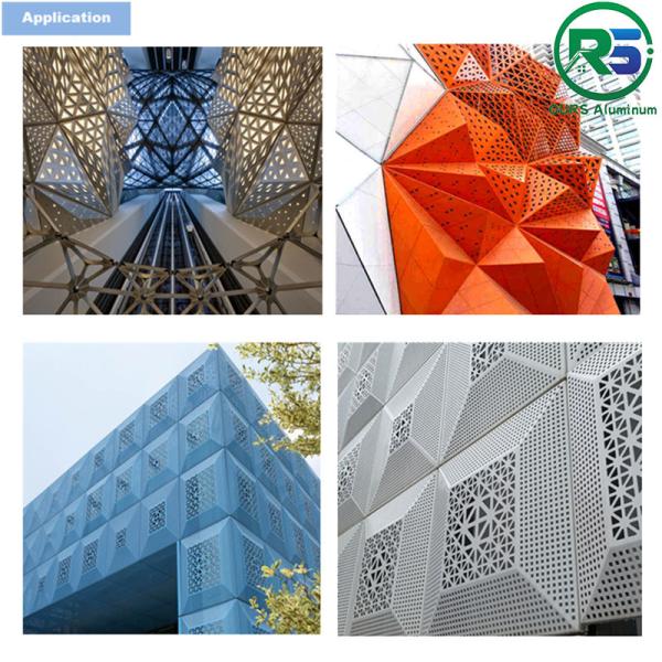3D PVDF Aluminum Honeycomb Panel Decorative Building Exterior Wall Tile Tegular