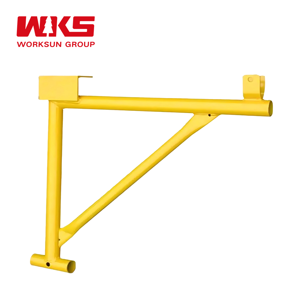 Yellow Scaffolding Accessory Customized Side Brackets For Scaffold