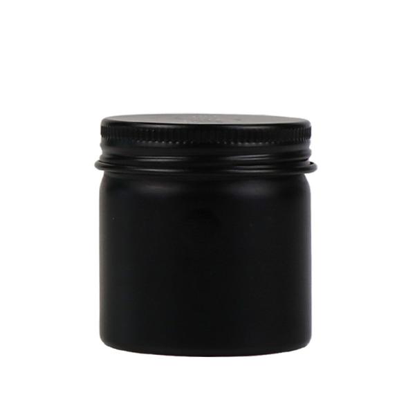PASSEN Screw Lid 100ml Aluminium Tins Lightweight Black 8oz Candle Tins