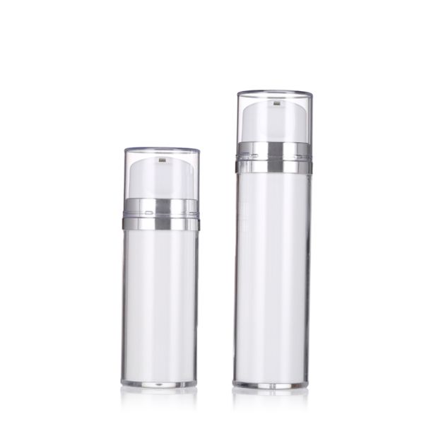 White Color Airless Lotion Bottle with Pump 80ml 120ml Luxury Lotion Bottles