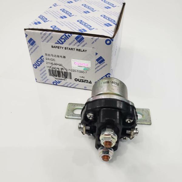 Relé 21N6-30120 21N630120 do acionador de partida de OUSIMA para a máquina escavadora R210-7 R220-7 R290-7 de Hyundai