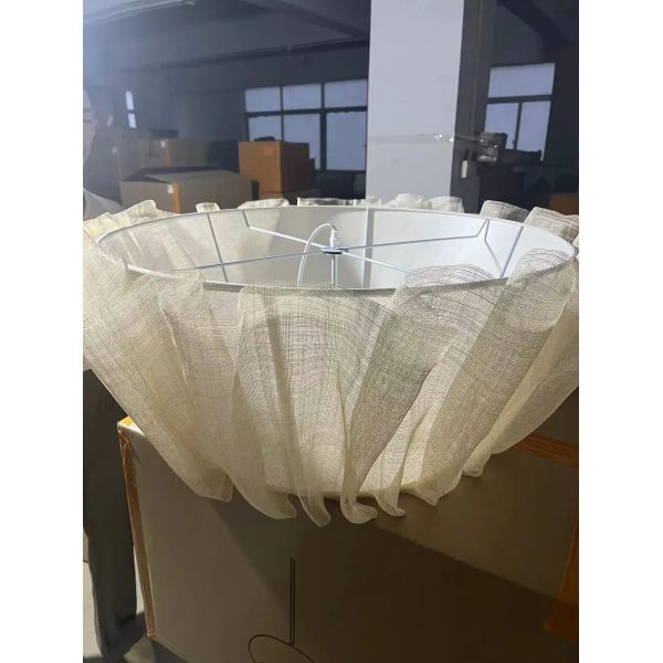 Suspend Lamp Fixtures Dining Room Minimalism E27 Wabi Sabi Handmade Fabric Pendant Lights(WH-WP-131)