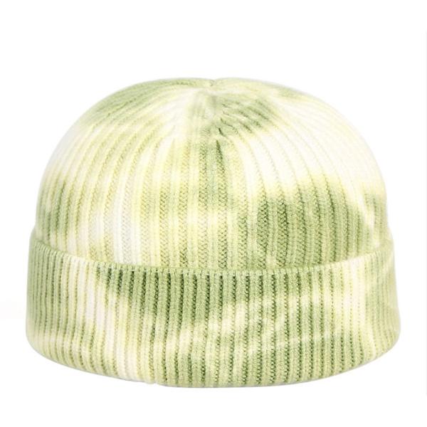 Women'S Tie Dye 100 Acrylic Beanies And Caps Cuffed Warm Winter Knit Watch Hat Skull Cap