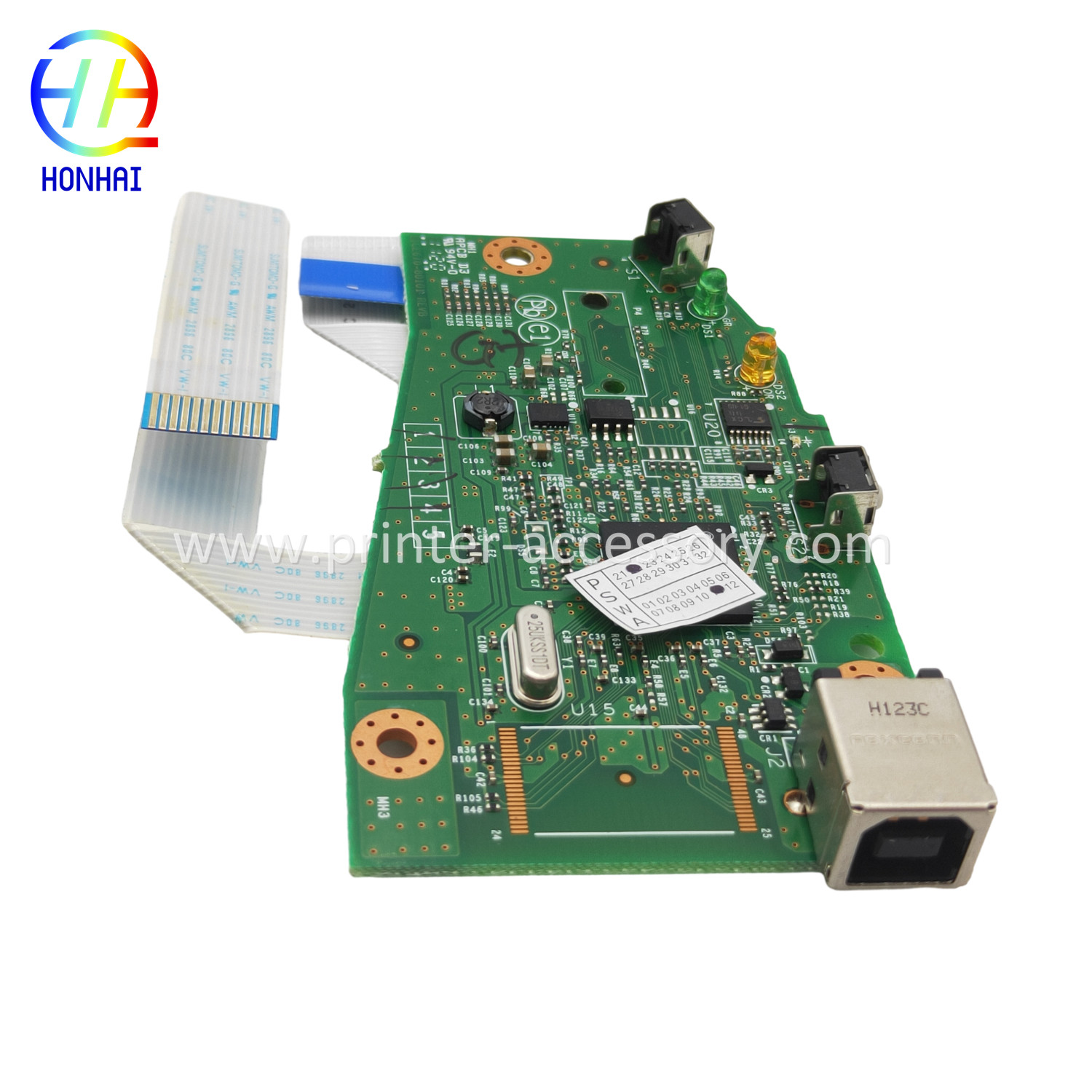 Форматирующая плата для HP 1102W P1102W CE670-60001 P1102W 2flat Cable Logic Mainboard