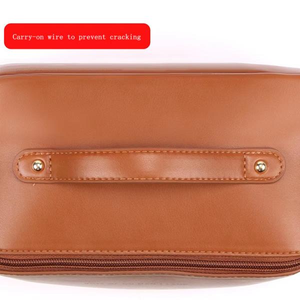 Lightweight Canvas Cosmetic Bag For Women Travel Toiletry Organization Bag