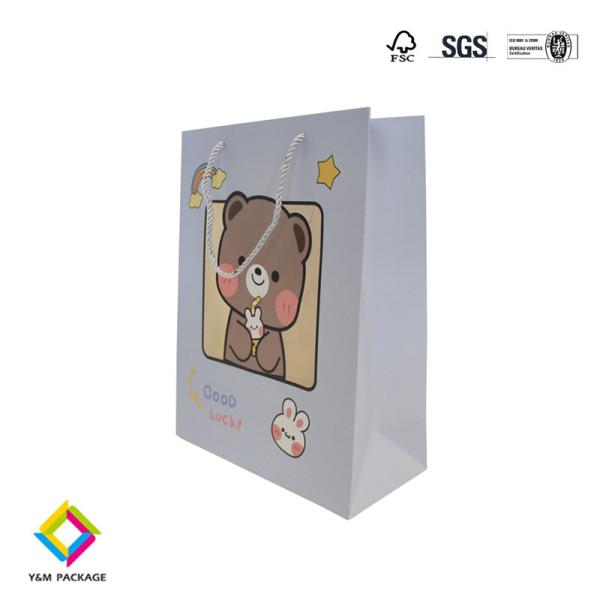 Paper Gift Bag Kids Children Gift Bags Cute Printing For Birthday Favors Chocolate Toys