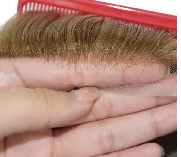 Mono Top Lace Front Wigs 14 Straight 100% RAW Cuticle European Remy Human Hair Alopecia Wigs for Women Medical Wigs