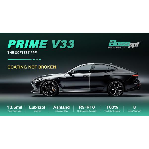 Prime V7 7.5mil Car Films TPU PPF High Glossy Top Scratch Resistant 1.52*15M 