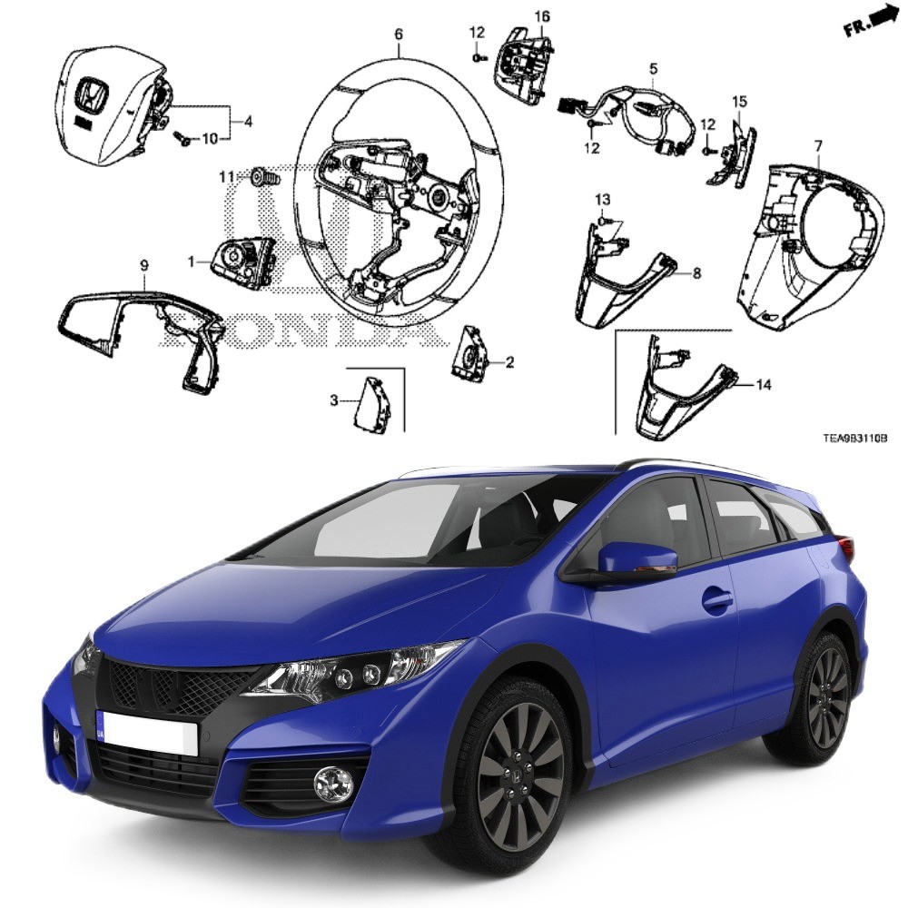 OEM Manufacturing for HONDA Civic 2016-2021 177810-THR-A81ZA Full Range Car Aftermarket