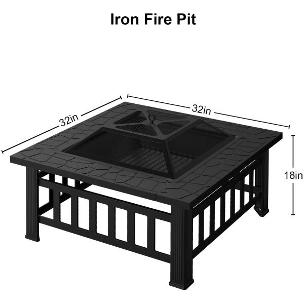 32 дюймовая кастрюля для брезировки с деревянным огней для внутренней упаковки