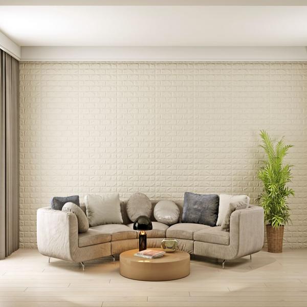 Waterproof 3d Pe Foam Wall Sticker 70x77 PE Foam 3D Wallpaper