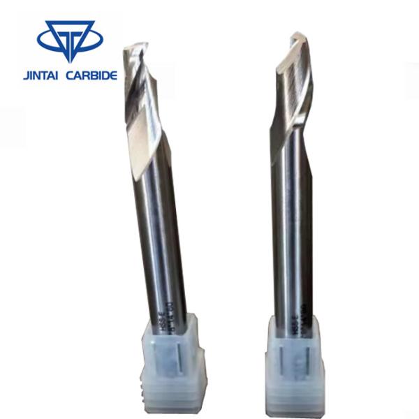 CNC Machines Tools Carbide Single Flute Spiral End Mill For Milling Cutter