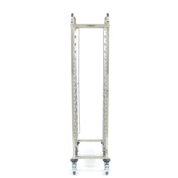 Durable Stainless Steel Baking Tray Trolley With 4 Casters And 2 Brakes