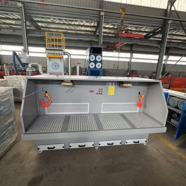 Eficiencia rectificación pulido lija uso de la corriente descendente mesa lija mesa de recogida de polvo