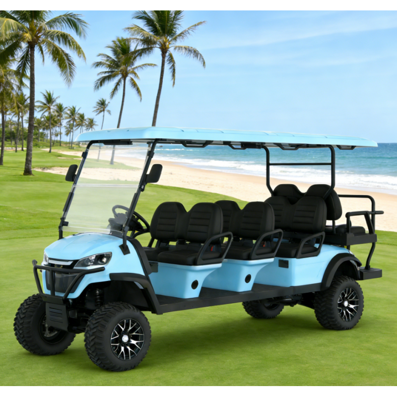 Advanced Suspension 8 Seats Golf Car Large Group Transport Comfort Ride Resort