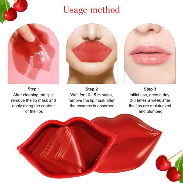 Sleeping Hydrogel Collagen Lip Mask Natural Crystal Hydrating