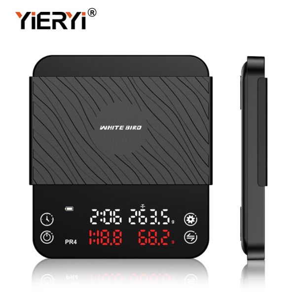 High Accuracy Coffee Scale with Digital Display and USB Charging for Precise Kitchen Measurements