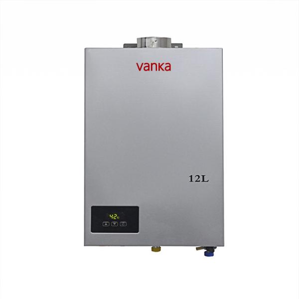12L Forced Exhaust Digital Gas Water Heater Indoor On-Demand Hot Water System