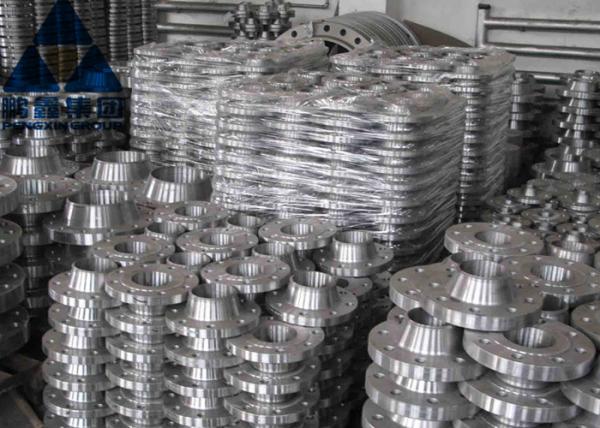 SCH40S Class 600 Steel Pipe Flange , Hubbed Slip On Flange  ASTM A182 F44