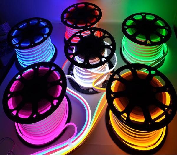 Do volt de néon da luz -12 da corda do diodo emissor de luz do silicone silicone Ponto-livre Ip67 da C.C. do néon Flex12V do silicone do diodo emissor de luz da luz