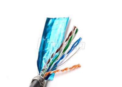 O protetor torceu a instalação rápida de cobre desencapada dos pares SFTP Cat5E Lan Cable 24AWG