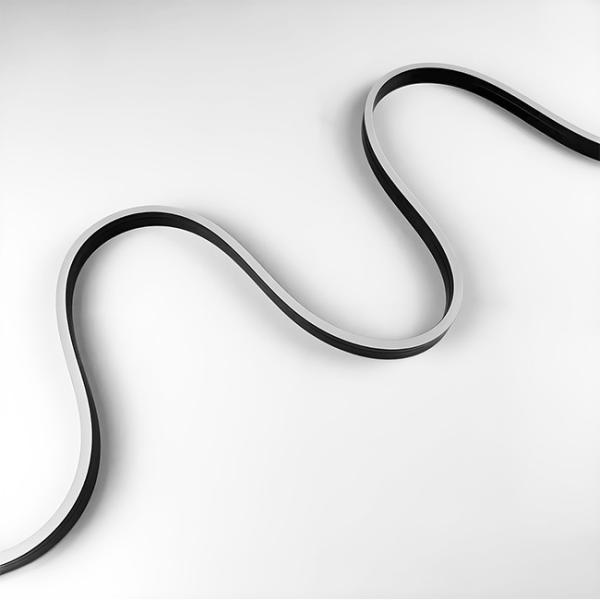 Visión lateral tubo de neón de silicona transparente 06 * 16mm banda LED de emisión lateral a prueba de agua