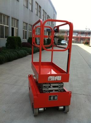 os 10M que levantam a empilhadeira da máquina desbastadora da ordem Scissors o tipo plataforma de trabalho aéreo ASE1012 24V