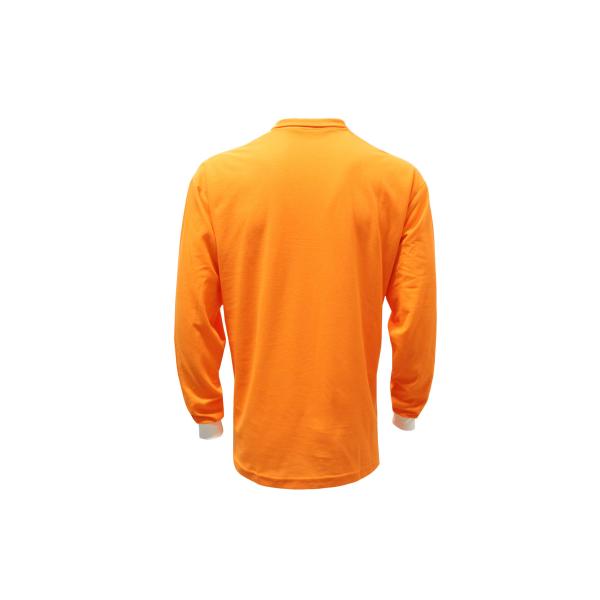 180GSM Orange Long Sleeve T-SHIRT & POLO 100% Polyester