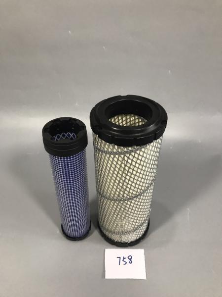 Komatsu Heavy Equipment Air Filters 119808-12520 AF25551 P822543 For PC20 30 40 50