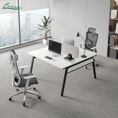 1200-1400L*1200-1600W*750H Mm Open Space Office Workstation with Modern Design and Adjustable Shelves