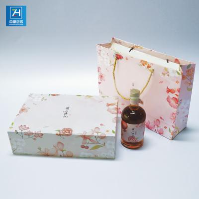 Foil Stamping 157g Art Paper Wine Cocktail Lid And Base Boxes