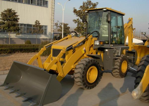Energy Saving Eco Tractor Backhoe Loader for Piping Builds / Cable Builds / Park Virescence