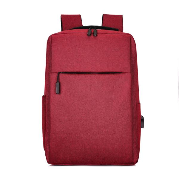 Custom Logo Fashion Style Travel School College Bag Smart USB Laptop Bag for Computer