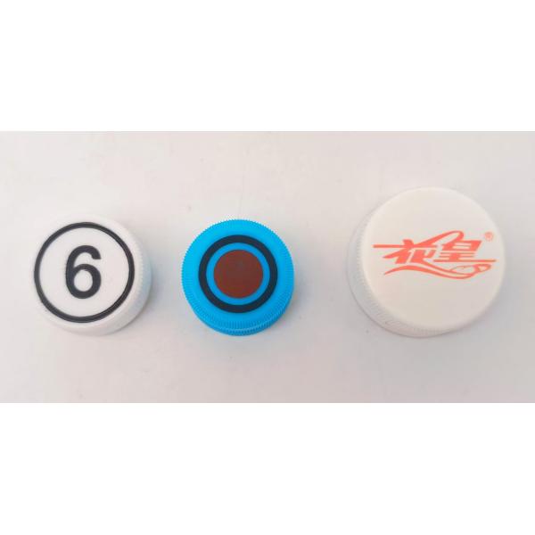 Caps Printing Machine three color offset printing unit and flame heads for surface treatment