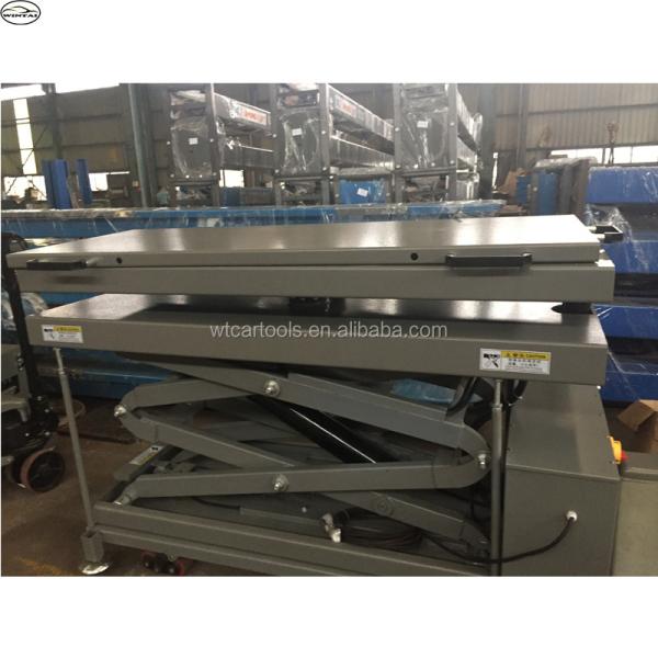 Rampa hidráulica para automóviles con 2.2 kW de potencia del motor y 480 mm de altura de elevación del jack secundario