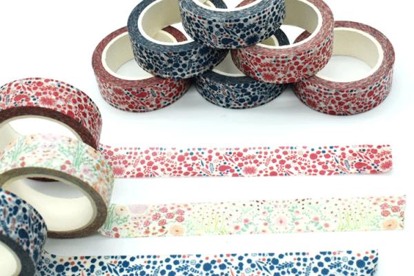 DEC Eco Acrylic CMYK Masking Washi Tape For DIY Laptops
