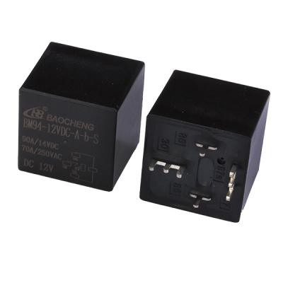 Relé de grande capacidade 12V 50A BM94-12VDC-A-B-S confiável para dispositivo de controle elétrico