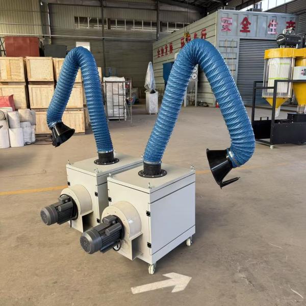 産業用ポータブル集塵機 1.5 / 2.2 / 3kw モバイル溶接ヒューム排煙機