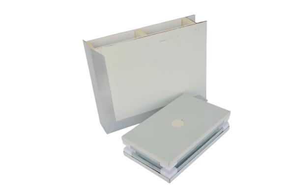 Panneau sandwich creux MGO en acier inoxydable blanc pour les applications en salle blanche