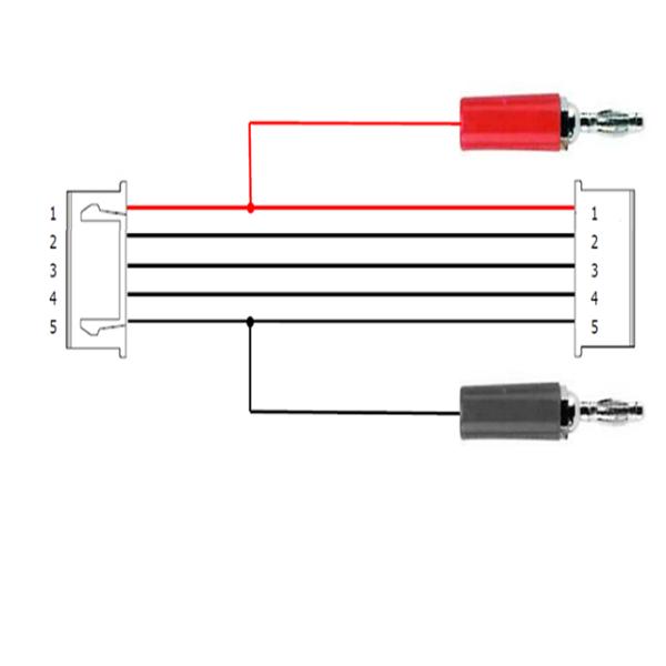 Электронная автомобильная штепсельная вилка 2.54мм Пин Джст Сх монтажной схемы 5 до 5 Пин Джст - Сх2.54