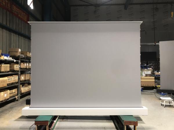 Foldable Electric Floor Projector Screen 72 Inch -150 Inch Portable Projector Screen