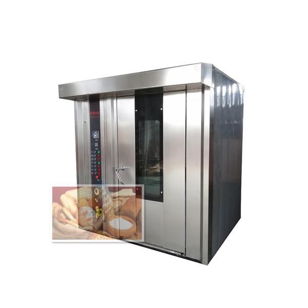 Flour Baking Oven Machine with Steam Function Electric Gas Rotary Oven 16/32/64 Trays